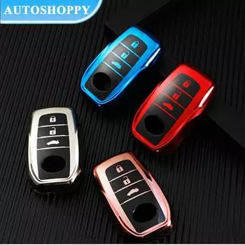 2, 3, 4 кнопки, мягкий чехол для ключей из ТПУ для Toyota Hilux Innova Rav4 Fortuner Yaris 2021, защитный чехол для ключей, аксессуары для ключей