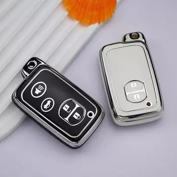 2/3/4 кнопки, новый чехол для дистанционного ключа из ТПУ для Toyota Camry Prius Land Cruiser Prado 150 Crown для Subaru Foreste XV, аксессуары 2 Button Key Case белый