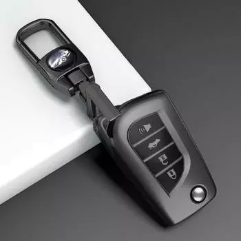 2, 3, 4 кнопки TPU чехол для автомобильного ключа чехол для Toyota Hilux Corolla Avensis Prado Fortuner RAV4 CHR Shell аксессуары