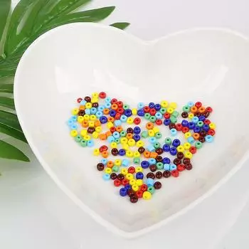 2/3/4 мм очаровательный чешский стеклянный бисер DIY браслет ожерелье для изготовления ювелирных изделий аксессуары 2mm 2000pcs чёрный