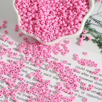 2/3/4 мм однотонные чешские стеклянные бусины-разделители для ювелирных изделий, аксессуары ручной работы «сделай сам» 4mm 150pcs