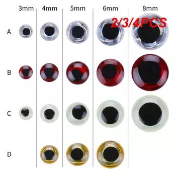 2/3/4 шт. глаза для приманки для рыбалки имитация рыбьего глаза реалистичные рыболовные приманки аксессуары рыболовные аксессуары бионический рыбий глаз поддельная приманка