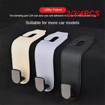 2/3/4 шт. крючок для спинки автомобильного сиденья портативный простой в установке автомобильные принадлежности для интерьера многофункциональный автомобильный крючок для заднего ряда автомобильного сиденья