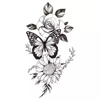 2/3/4 шт., нашивка на всю руку, уникальный дизайн, различные стили, имитация татуировки, переводная наклейка, полуперманентные наклейки для татуировки