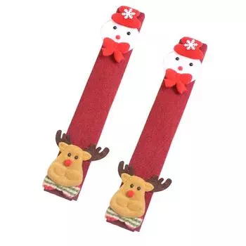 2/3/4 шт. перчатки праздничные удобные простые в использовании самые продаваемые изолированные востребованные перчатки для ручки двери холодильника для праздничного сезона