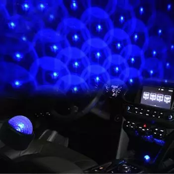 2/3/4 шт. Проекционный свет Full Star Projection Ambient Light Universal Romantic Led Car Interior Accessories