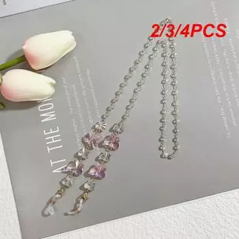 2/3/4 шт. веревка для маски цвет прозрачный кристалл бабочка портативные универсальные аксессуары инструменты веревка для маски подвесной ремень анти-потеря