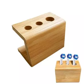 2/3/4 слота, держатель для головки электрической зубной щетки, бамбуковая подставка, прочный мини-дом, несколько слотов для отеля