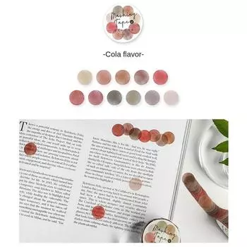 2/3/4PCS Cartoon Stickers Variety Of Styles Water Proof Soda Flavor Creamy Sticker Material Paste Strong Stickiness