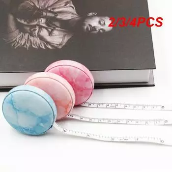 2/3/4 шт. Портативная линейка для одежды, удобное хранение, гибкая, прочная, кожаная, двусторонняя