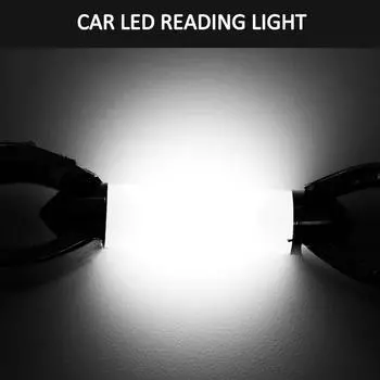 2/3/4PCS Double-pointed Ceramic Lamp Portable Superbright C5w Car Interior Accessories Car Reading Light Universal Durable