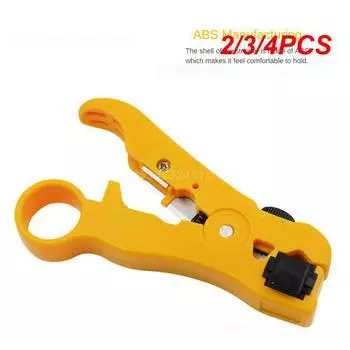 2/3/4PCS Инструмент для снятия изоляции Регулируемая режущая головка Поворотный стол Контролируемая глубина среза Мини и компактный Удобный на ощупь