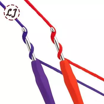 2/3/4PCS Knitting Tool Double-headed Non-slip Color Crochet Knitting Crochet Silicone Soft Handle Crochet Hook