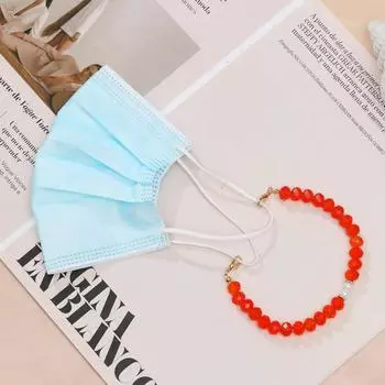 2/3/4PCS Mask Chain Acrylic Pearl Non-slip Portable Creative Home Accessories Mask Rope Hanging Belt Neck Cord Short Universal
