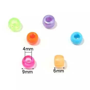 2/3/4SETS Бочкообразные бусины для детей Привлекательные бестселлеры Модные тенденции Креативные аксессуары для волос Уход за волосами Бусины