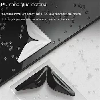 2/3/4SETS Invisible Protection Anti-collision Paste Prevent Scratches 100% Silica Gel Not Aging Deformation Transparent No Trace