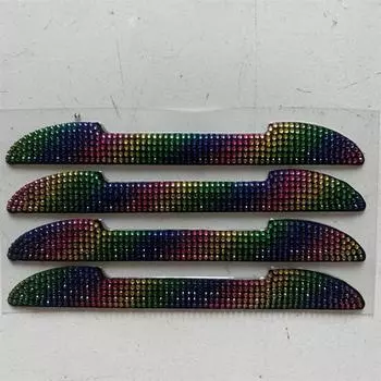 2/3/4SETS Противоударные полосы Водонепроницаемые Универсальные Прочность Автомобильные аксессуары Наклейка против царапин Прочные