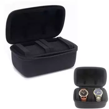 2/3/5/6/12 слотов для часов коллекционная коробка черный браслет для часов витрина защитный чехол для часов Style 4