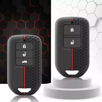 2/3/5 кнопок дистанционного ключа автомобиля чехол для Honda Civic Accord Vezel Fit CRV HRV Crz Hrv Polit Jazz Jade чехол для ключа брелок белый