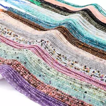 2-3,5 мм бусины из натурального камня тигровый глаз хрустальные бусины для изготовления ювелирных изделий из бисера DIY браслет ожерелье 09 3-3.5mm 110pcs