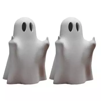 2/3/5 шт. Статуэтка кота-призрака для сада Хэллоуин Домашний питомец Ужас Праздничный 2pcs B