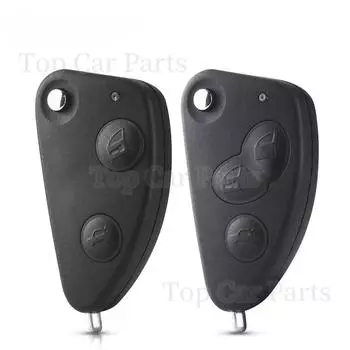 2/3 кнопки автомобильный откидной пульт дистанционного управления чехол брелок необработанный SIP22 лезвие для Alfa Romeo 147 156 166 GT 2