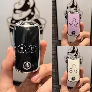 2/3 кнопки новый чехол для автомобильного ключа из ТПУ для Honda Civic Fit Accord CRV HRV Jazz Odyssey для Acura TL TSX ZDX RSX CRZ аксессуары 2 Button Key Case белый