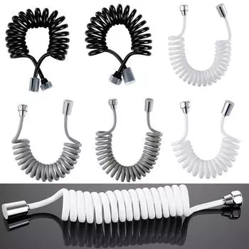 2/3 метра гибкий распылитель для ванны, соединительная труба, телефонная линия, стиль водопровода, пружинный шланг для душа 2 meter чёрный