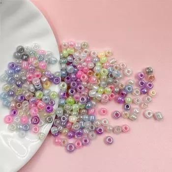 2/3 мм 250/500 шт. красочные стеклянные маленькие свободные бусины для изготовления ювелирных изделий DIY кулон ожерелье браслет 3mm 250Pcs серый
