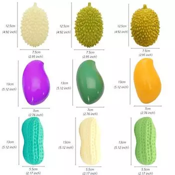 2/3 pcs High Quality Simulated Fruits Pet Squeaky Toy for Small Medium Dogs Bite Resistant Puppy Dog Chew Toys Play Accessories