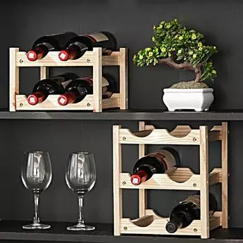 2/3 яруса деревянные для шкафа столешницы барные аксессуары собранный стенд многоцелевой винный стеллаж органайзер для хранения