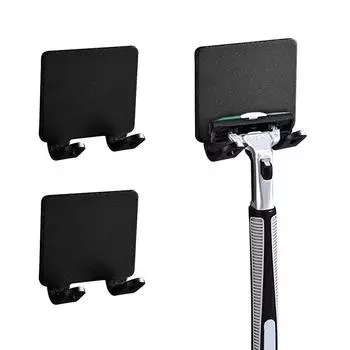 2/3 шт. держатель для бритвы без дырокола, крючок для хранения бритвы, настенная полка для ванной комнаты, настенная стойка для бритвы, кухонные принадлежности