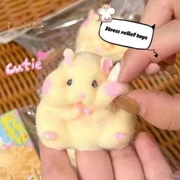 2/3 шт. игрушка для снятия стресса с помощью лапы хомяка, сыра, хомяка, котенка, коготь, сенсорная игрушка для детей и взрослых, мягкая игрушка-шарик TPR для снятия стресса A