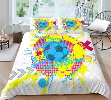 2/3 шт. комплект постельного белья лучший подарок, наволочка, мягкая высококачественная кровать, пододеяльник для детской спальни, дышащая микрофибра из микрофибры Single 135x200cm