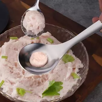 2/3 шт., ложка для фрикаделек из нержавеющей стали, инструмент для очистки кактусов, инструмент для домашней кухни, легко моется в посудомоечной машине, безопасный, эффективный гаджет для ручного пилинга с 2pcs