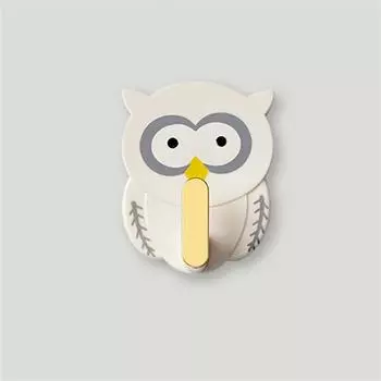 2/3 шт. Пластиковые крючки в виде совы для небольших бытовых нужд, вешалки для хранения вещей, влагостойкие крючки для подвешивания ключей с изображением совы, водонепроницаемые