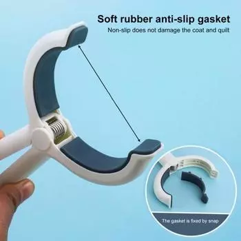 2/3 шт., пляжный стул, зажимы Towerl, противоскользящий коврик, металлический пружинный большой зажим для одеяла, пластиковые подвесные зажимы для белья, пляжные аксессуары L синий