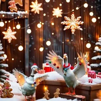 2/3 шт. Рождественская утка садовые колышки акриловая дорожка двор искусство животное знак на открытом воздухе 2pcs