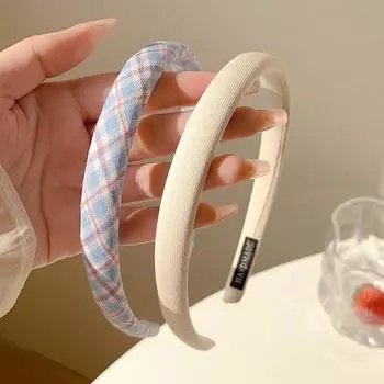 2/3 шт. Весенне-летняя ретро цветная клетчатая повязка на голову для женщин, девочек, модный простой аксессуар для волос