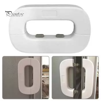 2/3 шт., замок для безопасности детей на холодильнике, самоклеящийся замок-защелка для холодильника, не требующий инструментов, многоцелевой замок для ящика шкафа, дверцы морозильника с защитой от детей 2pcs серый