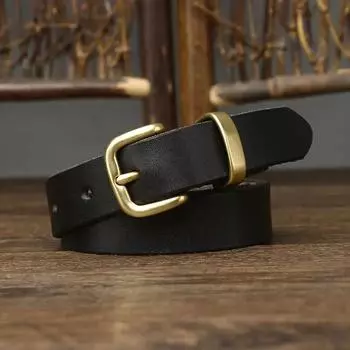 2,3 см чистая коровья кожа высокого качества натуральная кожа тонкие ремни для женщин брендовый ремень латунная пряжка модные винтажные джинсы ковбойские чинтос 95cm коричневый