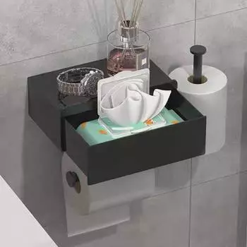 2/3 в 1 держатель для туалетной бумаги из цельного дерева, ящик для хранения туалетной бумаги в ванной, диспенсер для салфеток, держатель для хранения рулонов салфеток