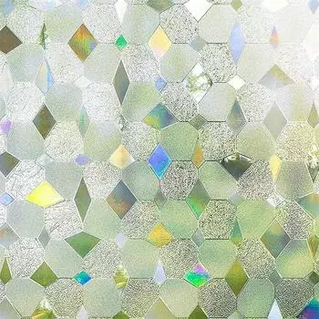 2/3M оконная пленка для защиты от статического электричества, виниловые наклейки на окна 3D, контроль анти-УФ-излучения, наклейки на окна, радужная оконная пленка 30x100 cm