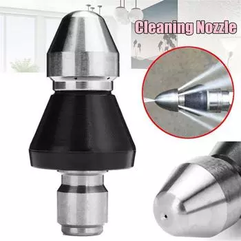 2/3pc Car Washing Machine Cleaning Machine High Pressure Nozzle Water Rat Pipeline Cleaning Dredging Nozzle Cleaning Sewage Rat