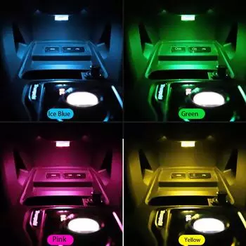 2/3PCS Car Light Multifunctional Practical 6 Led Wireless Car Supplies Car Led Touch Lights Durable Superbright Car Accessories