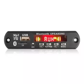 2*40 Вт 80 Вт усилитель Bluetooth MP3 декодер плата громкой связи mp3 плеер 5 В-26 В 12 В автомобильный FM радио модуль AUX TF/U-диск для динамика