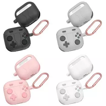 2/4/5/10 шт. Силиконовый защитный чехол для наушников с пряжкой для альпинизма для новых Apple AirPods 4 4 поколения 2024