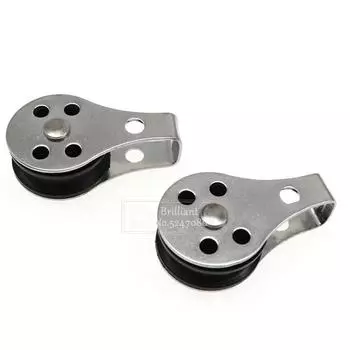 2/4/6/10 шт. 316 одинарные блоки из нержавеющей стали, съемный шкив, нейлоновый шкив для стирки, аксессуары для парусных лодок