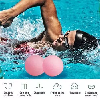 2/4/6/12/20 шт. Подарочные мягкие восковые хлопковые беруши, восковые пластичные беруши, звукоизоляция в самолете, шумоподавление, беруши унисекс