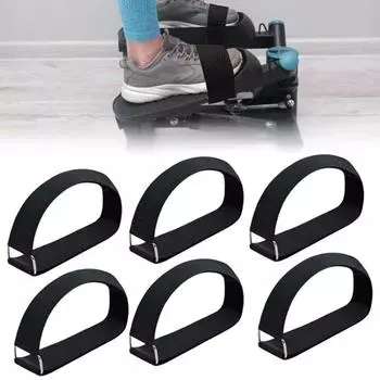 2/4/6/8/10 шт. Эллиптический тренажер для ног, педаль, ремень, регулируемая застежка, металлическая пряжка, ремень под столом 2pcs